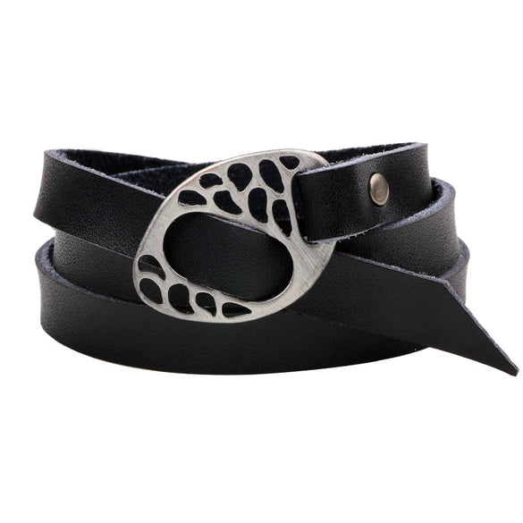 Fashion Multiloop Wrap Unisex Bracelet Leather Alloy With Animals Zodiac Pattern