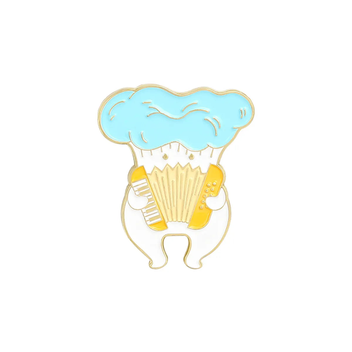 Fashion Mushroom Alloy Stoving Varnish Unisex Brooches