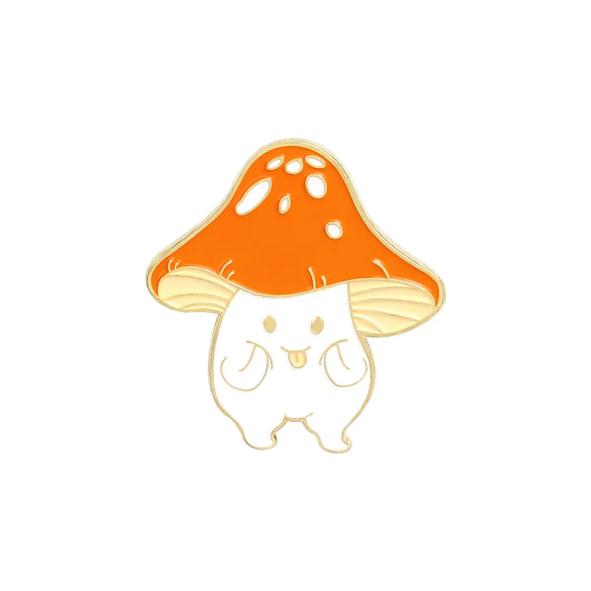 Fashion Mushroom Alloy Stoving Varnish Unisex Brooches