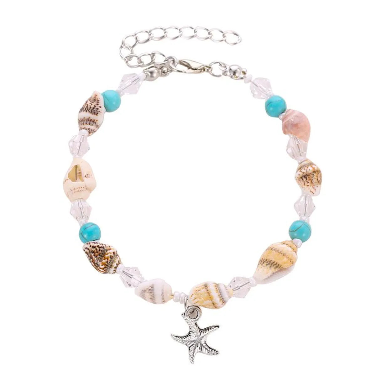 Fashion Conch Alloy Artificial Gemstones Women'S Bracelets