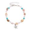 Fashion Conch Alloy Artificial Gemstones Women'S Bracelets