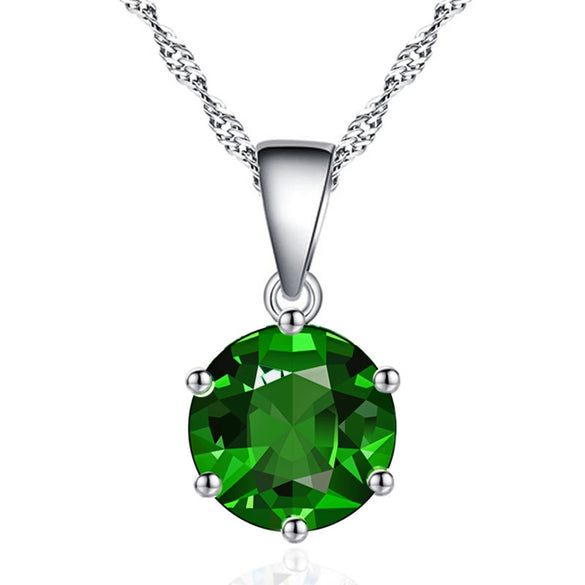 Fashion New Accessories Zircon Necklace Style Fresh Eight Arrows Eight Hearts Color Pendant Women Necklace