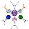 Fashion New Accessories Zircon Necklace Style Fresh Eight Arrows Eight Hearts Color Pendant Women Necklace