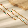 Fashion New Color Duck Waist Chain Bohemian Summer Diy Multilayer Stainless Steel Waist Ornaments For Women With Wave Pattern And Electroplating Treatment