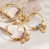 Fashion New Diy Geometric Electroplated Alloy Stainless Steel Bracelet For Unisex