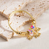 Fashion New Diy Geometric Electroplated Alloy Stainless Steel Bracelet For Unisex