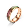 Fashion New Glazed Seven Color Changing Ring