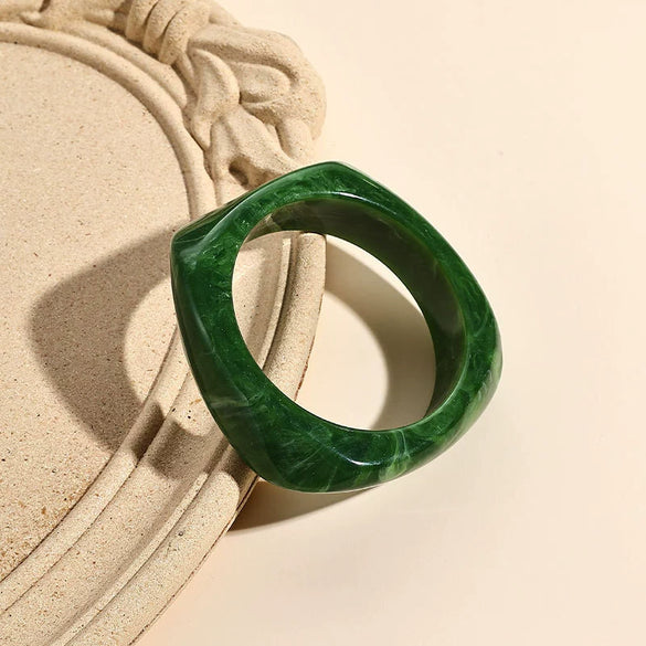 Fashion New Jewelry Geometric Square Resin Bracelet Ladies Bracelet  Wholesale