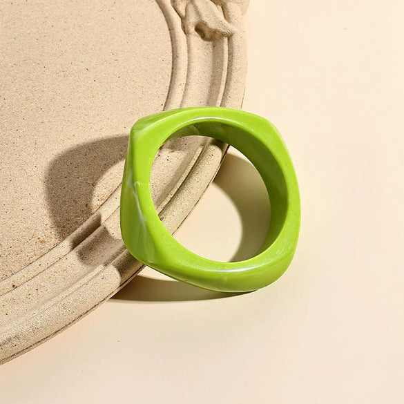 Fashion New Jewelry Geometric Square Resin Bracelet Ladies Bracelet  Wholesale