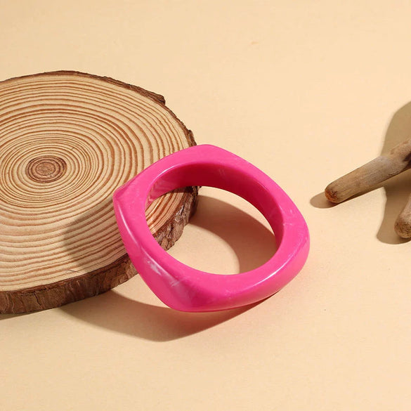 Fashion New Jewelry Geometric Square Resin Bracelet Ladies Bracelet  Wholesale