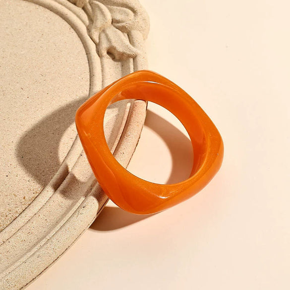 Fashion New Jewelry Geometric Square Resin Bracelet Ladies Bracelet  Wholesale