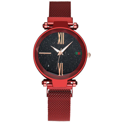 Fashion New  Magnet With Quartz Watch  Korean Simple  Magnet Watch  Wholesale