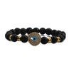 Fashion New Skull Demon Eyes Beaded Bracelet