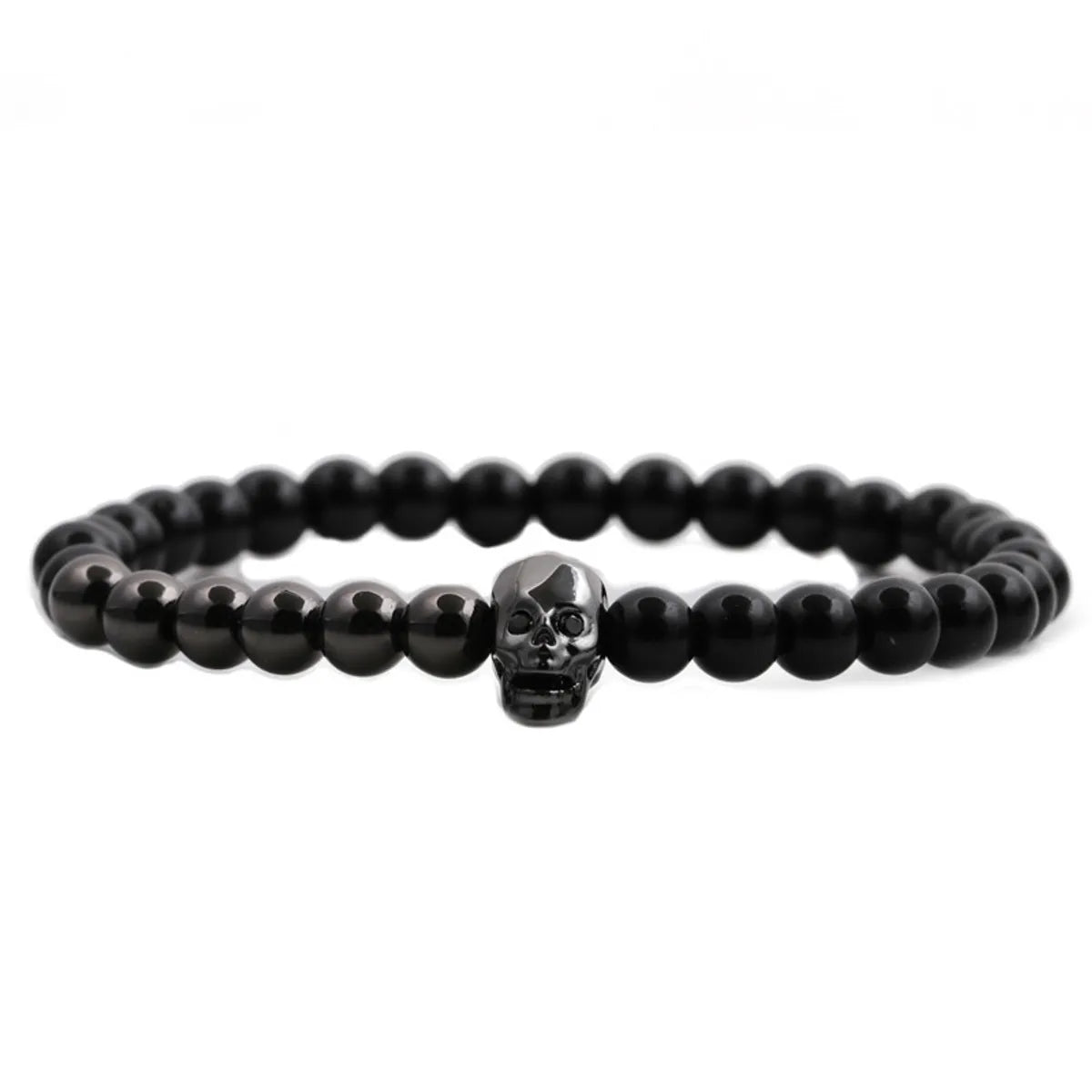 Fashion New Skull Demon Eyes Beaded Bracelet