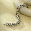 Fashion Niche Stainless Steel And Titanium Steel Twist Wrapped Hiphop Style Bracelet For Men And Women With Electroplating Treatment