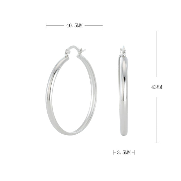 Fashion Niche Sterling Silver 925 Handmade Geometric Earrings For Women