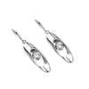 Fashion Ol Cylinder Geometric Copper Women's Long Drop Earrings Allmatching Accessories