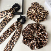 Fashion Ol Leopard Fabric Handmade Hair Ring Hair Accessories
