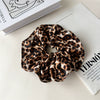 Fashion Ol Leopard Fabric Handmade Hair Ring Hair Accessories