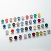 Fashion Ol Style Artificial Crystal Loose Drill Earring Accessories With Polishing Process