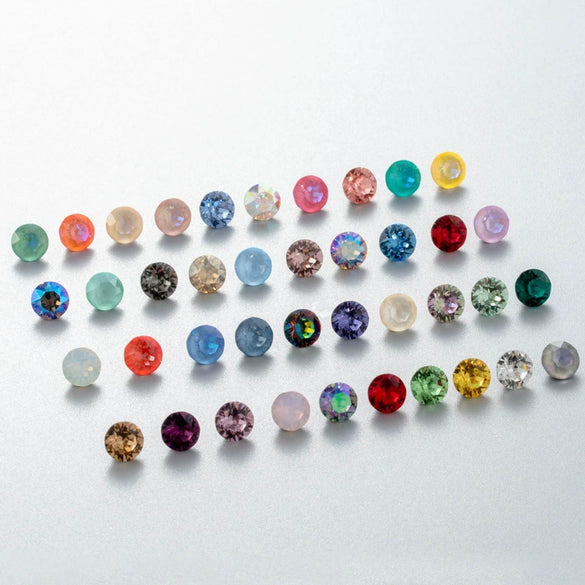Fashion Ol Style Artificial Crystal Loose Drill Earring Accessories With Polishing Process