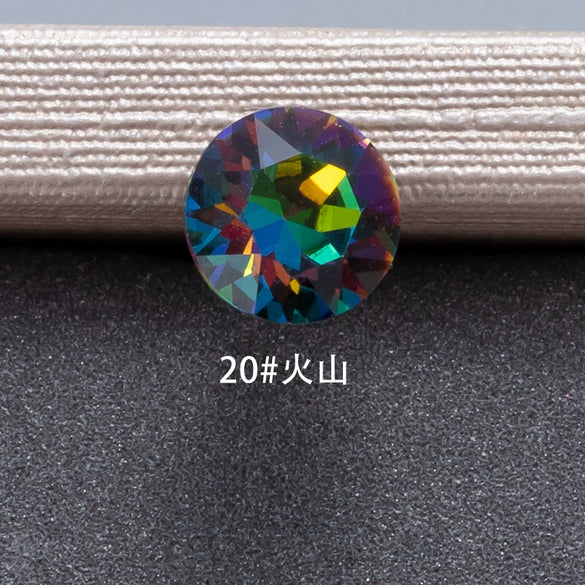 Fashion Ol Style Artificial Crystal Loose Drill Earring Accessories With Polishing Process