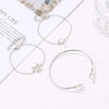 Fashion Openwork Kitten Bracelet Coconut Bracelet Three-piece Set Nhcu146567
