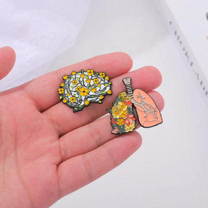 Fashion Organ Alloy Plating Unisex Brooches