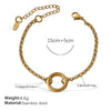 Fashion Owl Red Love Oil Dripping Crown Style Freshwater Pearl 316L Stainless Steel Alloy Marine Life Pattern Electroplated Bracelet For Women