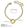 Fashion Owl Red Love Oil Dripping Crown Style Freshwater Pearl 316L Stainless Steel Alloy Marine Life Pattern Electroplated Bracelet For Women