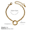 Fashion Owl Red Love Oil Dripping Crown Style Freshwater Pearl 316L Stainless Steel Alloy Marine Life Pattern Electroplated Bracelet For Women