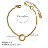 Fashion Owl Red Love Oil Dripping Crown Style Freshwater Pearl 316L Stainless Steel Alloy Marine Life Pattern Electroplated Bracelet For Women