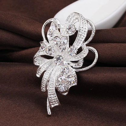 Fashion Beads With Rhinestone Brooch Nhdr142864