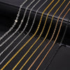 Fashion Pendant Necklace With O Chain Titanium Steel Geometric Pattern Electroplated