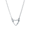 Fashion Pendant Stainless Steel Shaped Diamond Vacuum Plated