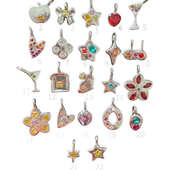 Fashion Pendant Stainless Steel Shaped Diamond Vacuum Plated