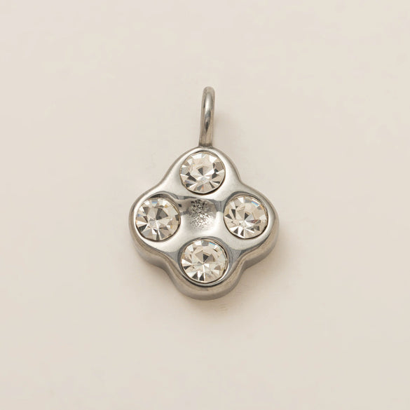 Fashion Pendant Stainless Steel Shaped Diamond Vacuum Plated