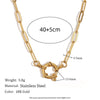 Fashion Pendant Stainless Steel Shaped Diamond Vacuum Plated