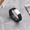 Fashion Personalized Casual Plastic Bracelet Trendy Engraving Adjustable Jewelry Stainless Steel Men'S Bracelet