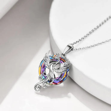 Fashion Phoenix Stainless Steel Plating Pendant Necklace 1 Piece