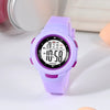 Fashion Pin Buckle Electronic Watch Plastic Case Pu Strap Organic Glass Mirror Round Dial Fresh Style Luminous Waterproof