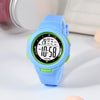 Fashion Pin Buckle Electronic Watch Plastic Case Pu Strap Organic Glass Mirror Round Dial Fresh Style Luminous Waterproof