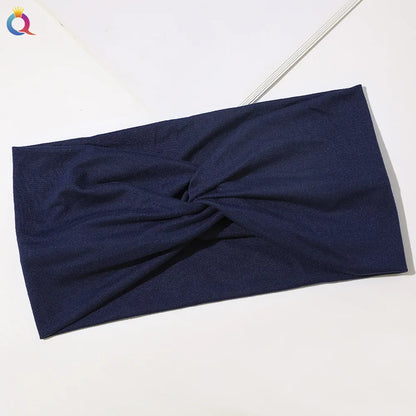 Women'S Fashion Plaid Bow Knot Cloth Braid Hair Band