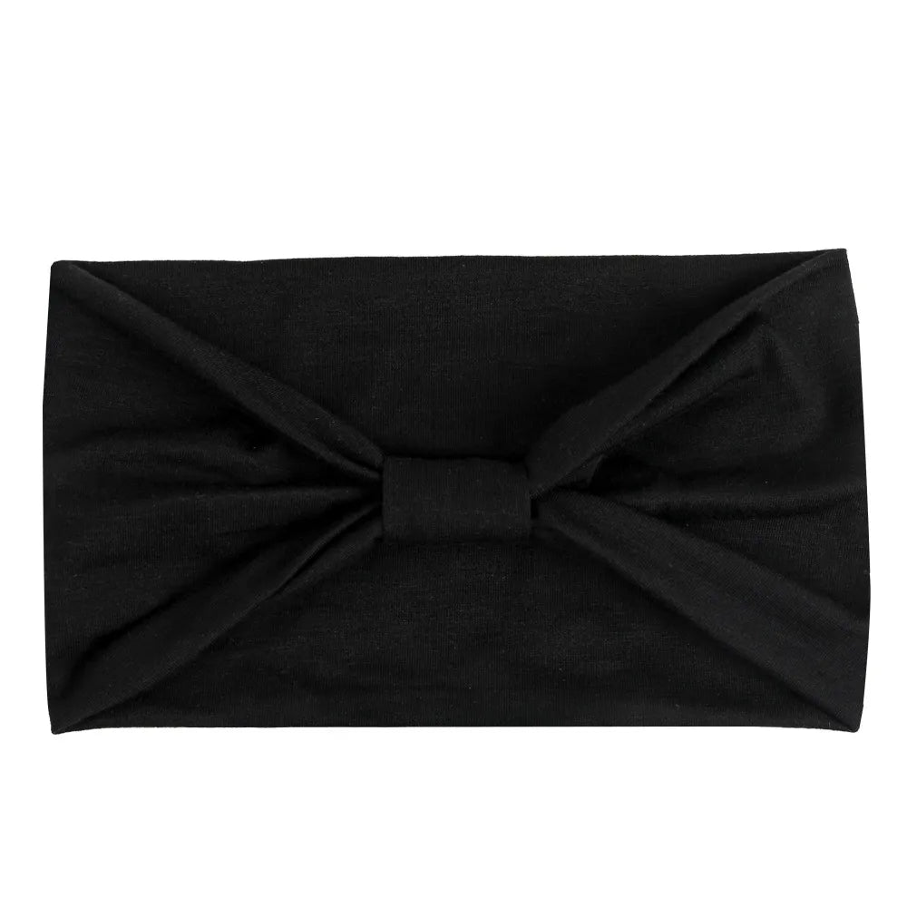 Women'S Fashion Plaid Bow Knot Cloth Braid Hair Band