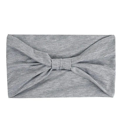 Women'S Fashion Plaid Bow Knot Cloth Braid Hair Band