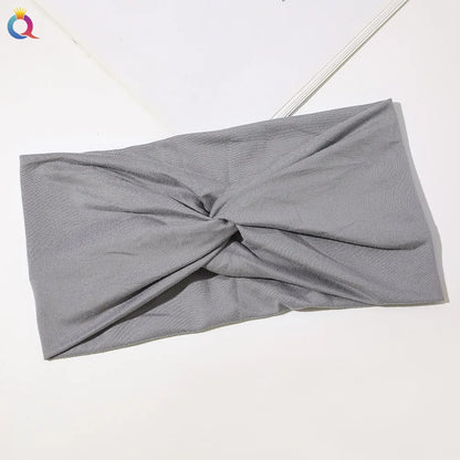 Women'S Fashion Plaid Bow Knot Cloth Braid Hair Band