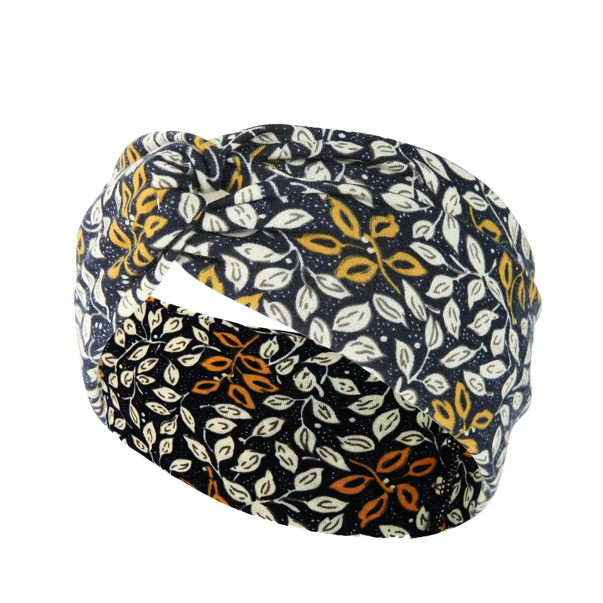 Fashion Plaid Flower Cloth Printing Hair Band 1 Piece