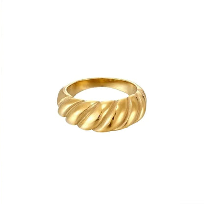 Stainless Steel Inlaid Shell Gold Plated