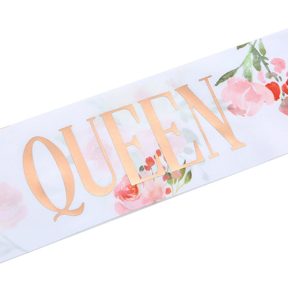 Fashion Printed Shoulder Strap Belt Sardine Material Bronzing Printing