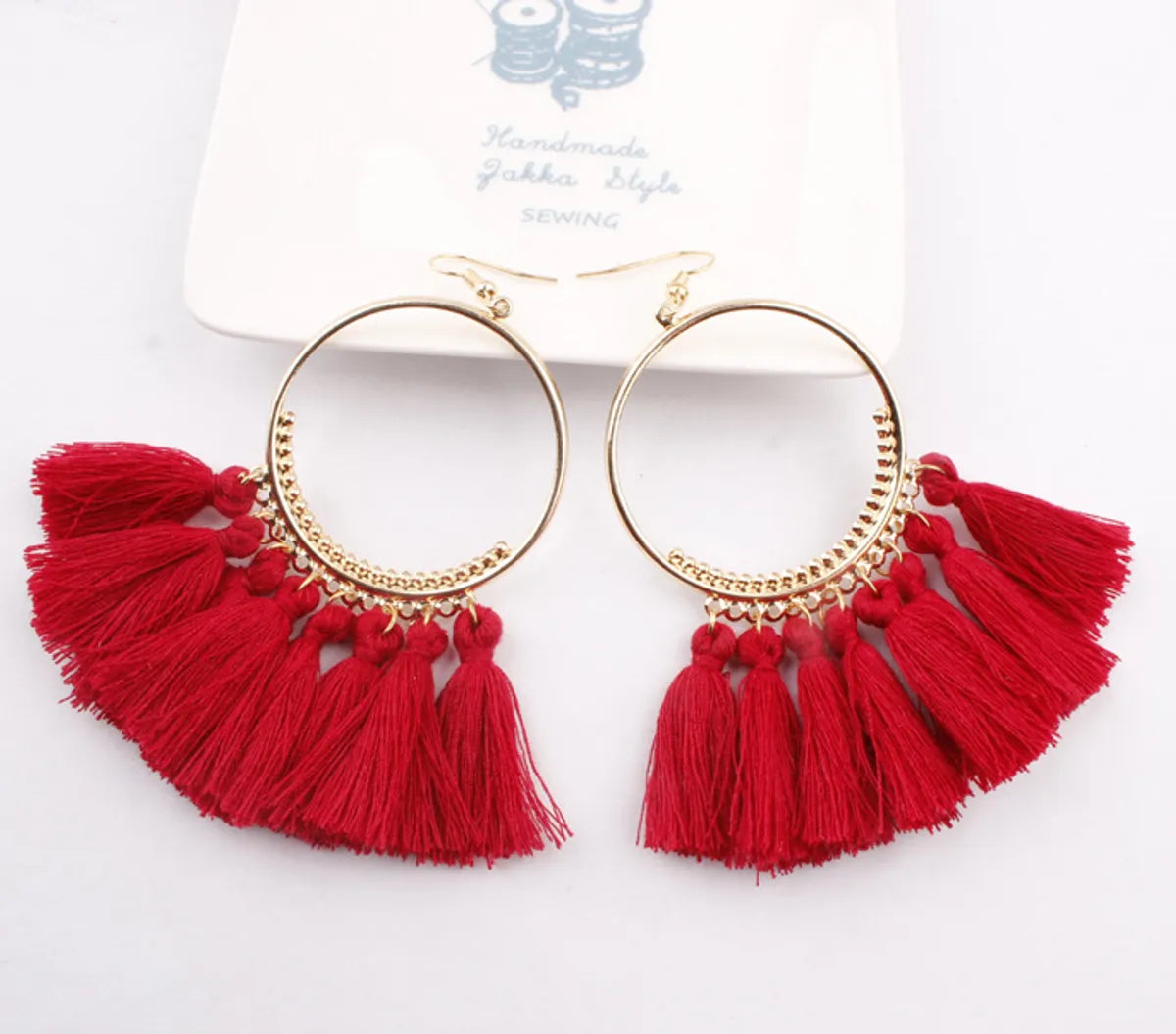 Wholesale Jewelry 1 Pair Fashion Printing Alloy Drop Earrings